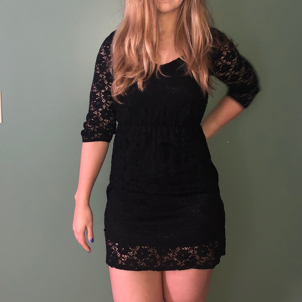 Black Lace Dress